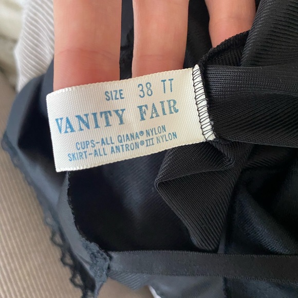 Vintage black midi slip dress - Picture 5 of 8